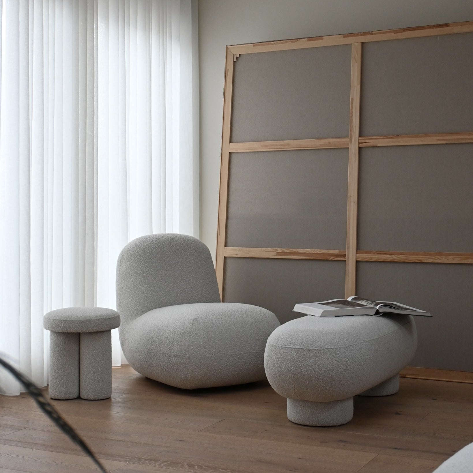101 Copenhagen - Big Foot Bench - Off White (CPH 900) - Bench