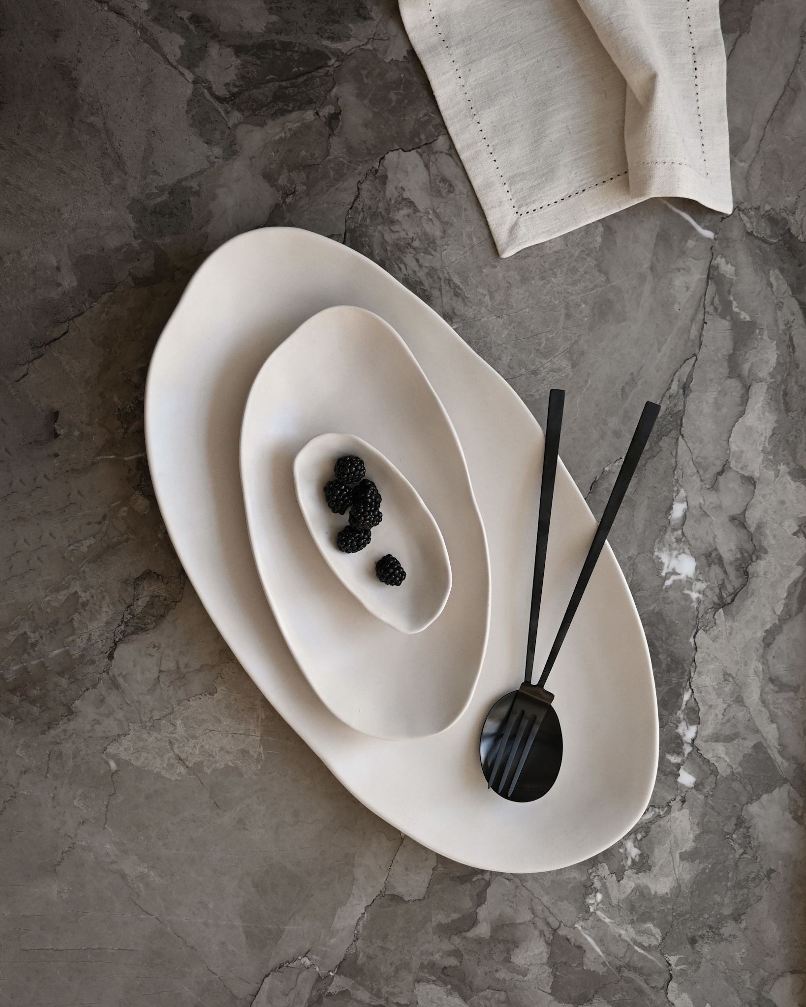 101 Copenhagen - Native Oval Tray, Big - Birch - Tray