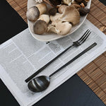 101 Copenhagen - Kogei Salad Servers - Black - Salad Servers