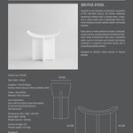 101 Copenhagen - Brutus Stool - Bone White - Stool